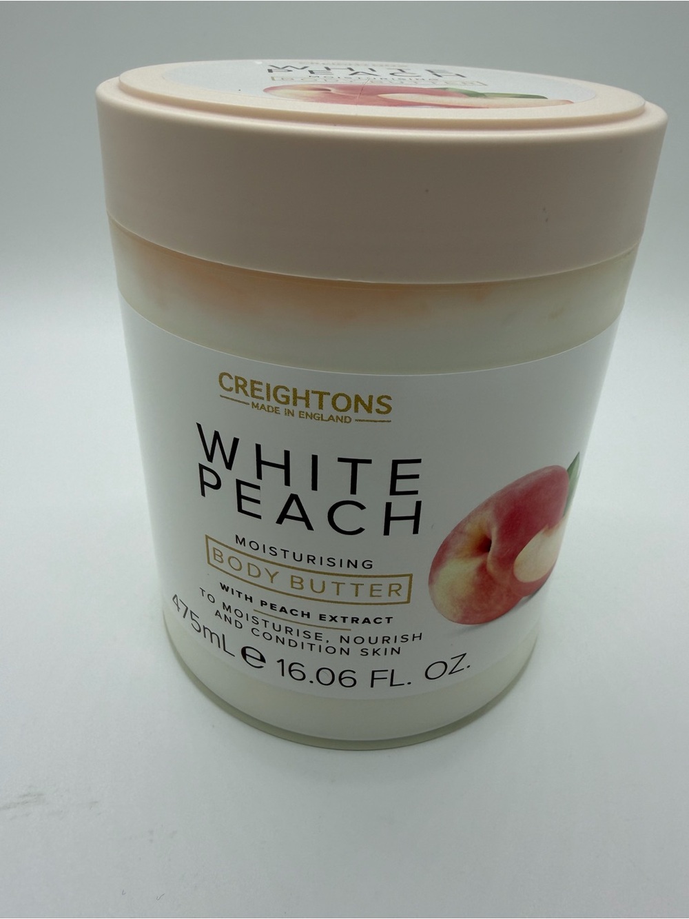 Creightons White Peach moisturizering body butter 16.06 FL Oz